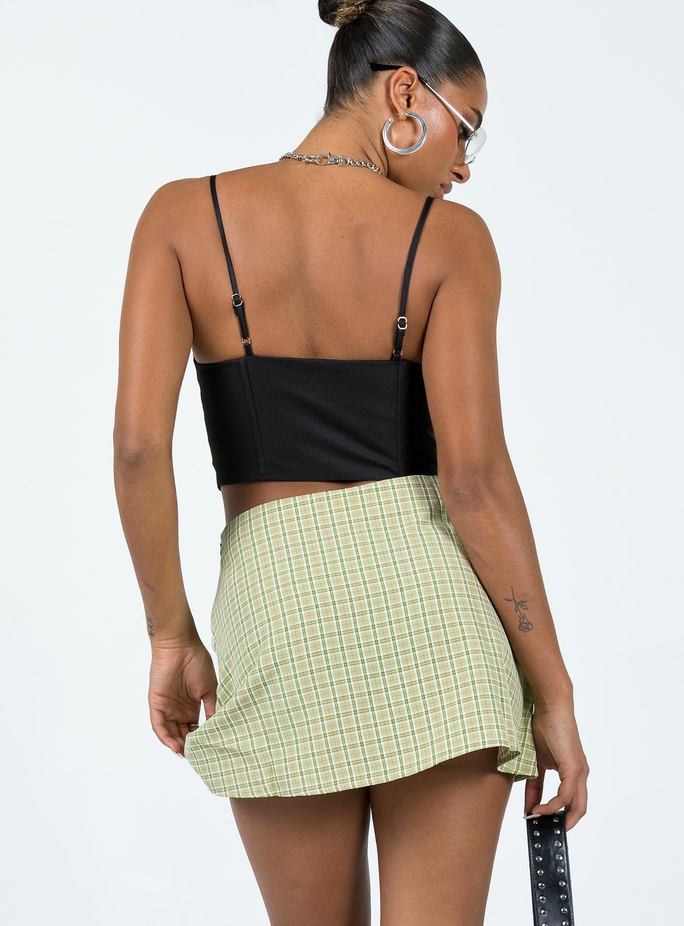 Aayomet Sparkly Skirt Women's Vintage Velvet Stretchy Mini Flared Skater  Skirt,Green M - Walmart.com